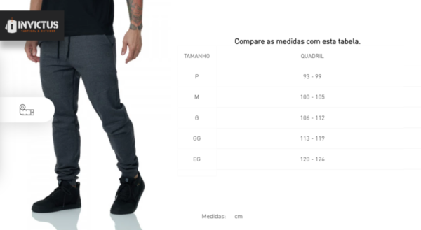 Calça Moletom Hidden Winter Cinza - Invictus - Imagem 9
