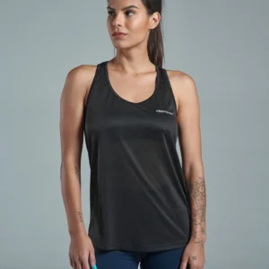 Regata Feminina Dry Fit Ventana Preta - Galapagos