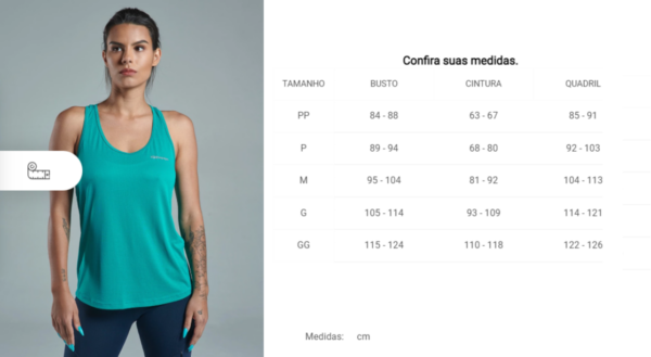 Regata Feminina Dry Fit Ventana Verde - Galapagos - Imagem 9