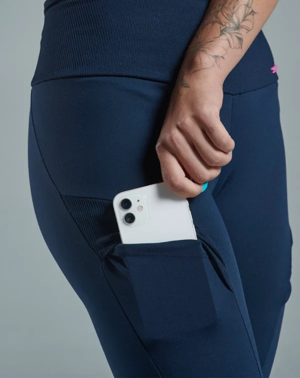 Calça Feminina Legging Ananda Azul Marinho - Galapagos - Imagem 5
