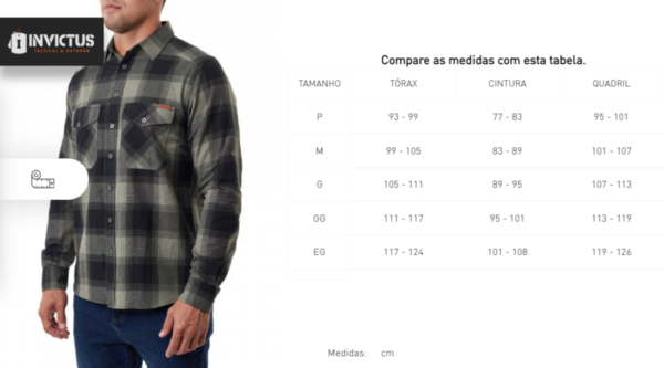 Camisa Lumberjack Flanela Texas Verde - Invictus - Imagem 9