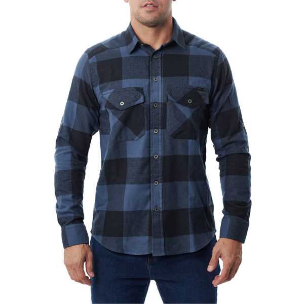 Camisa Lumberjack Flanela Grid Azul - Invictus