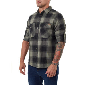 Camisa Lumberjack Flanela Texas Verde - Invictus