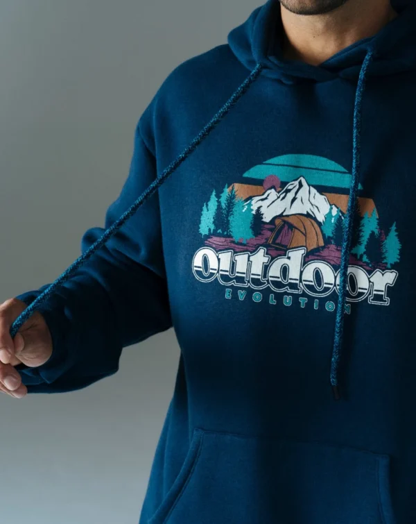 Moletom Hoodie com Felpa Yukon Azul Marinho - Galapagos - Imagem 7