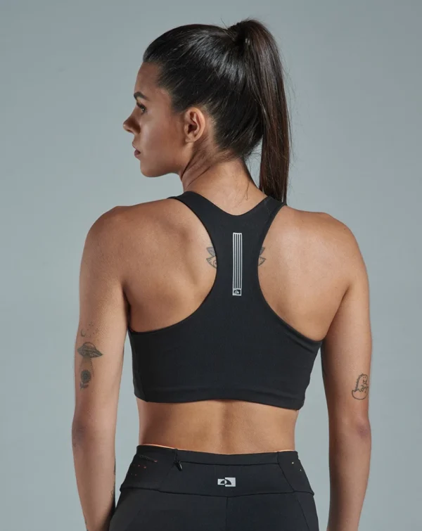 Top Dupla Face Eco Gaia Preto e Laranja Neon - Galapagos - Imagem 10
