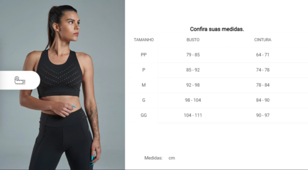 Top Dupla Face Eco Gaia Preto e Laranja Neon - Galapagos - Imagem 11