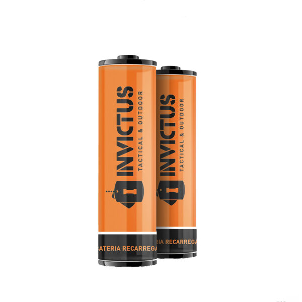 Bateria Recarregável 14500 (Par) lítio 850mAh - Invictus - Imagem 2