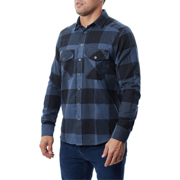 Camisa Lumberjack Flanela Grid Azul - Invictus - Imagem 2