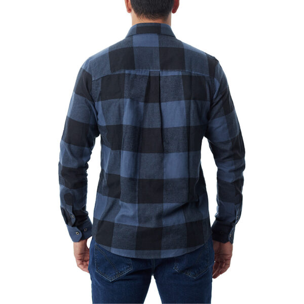 Camisa Lumberjack Flanela Grid Azul - Invictus - Imagem 3