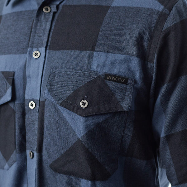 Camisa Lumberjack Flanela Grid Azul - Invictus - Imagem 7