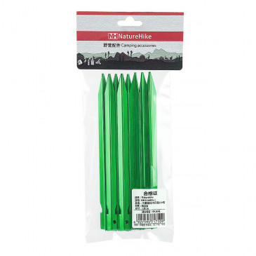 kit de 8 Estacas de Alumínio Triangulares de 18cm para Barracas - Naturehike - Imagem 2