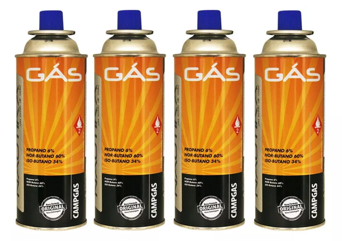 Kit de Cartucho de Gás Campgas 4 unidades - NTK - Imagem 5
