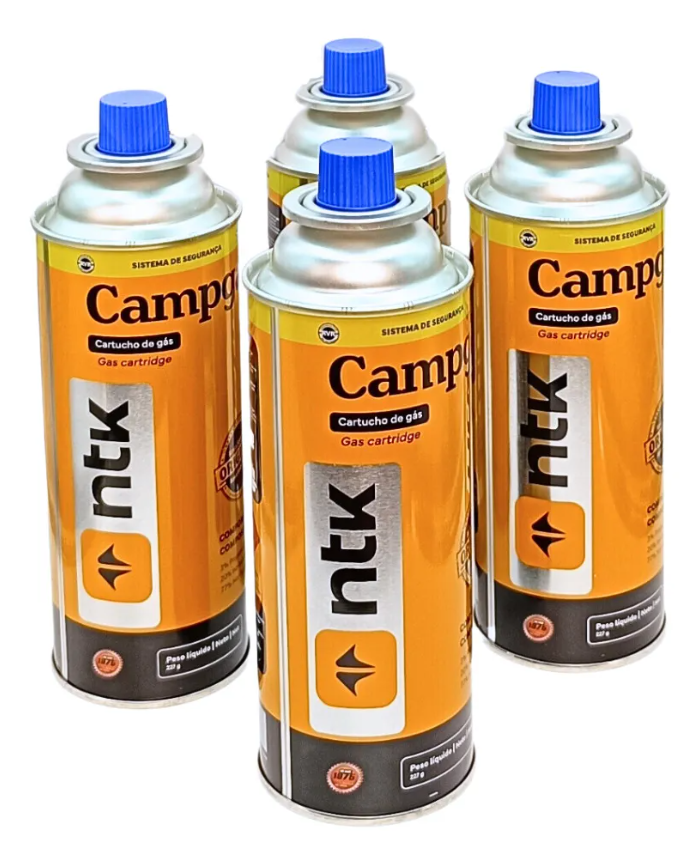 Kit de Cartucho de Gás Campgas 4 unidades - NTK
