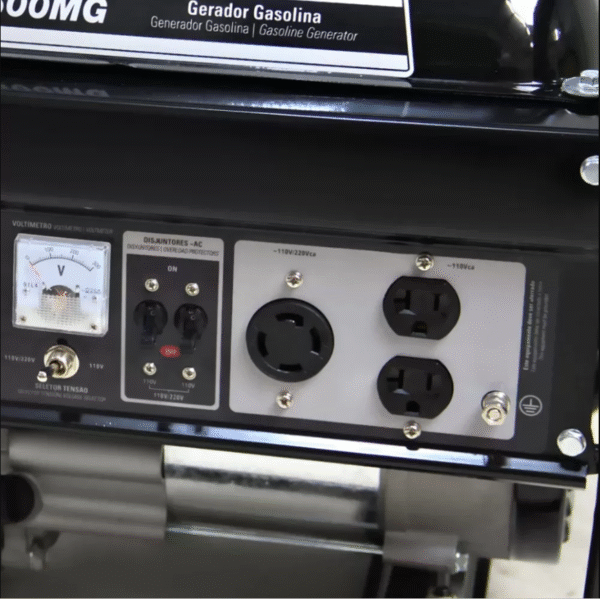 Gerador de Energia a Gasolina 4T Partida Manual 2,8 Kva Bivolt com AVR S3500MG - Schulz - Imagem 4