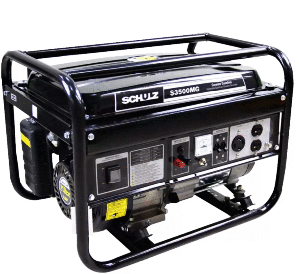 Gerador de Energia a Gasolina 4T Partida Manual 2,8 Kva Bivolt com AVR S3500MG - Schulz